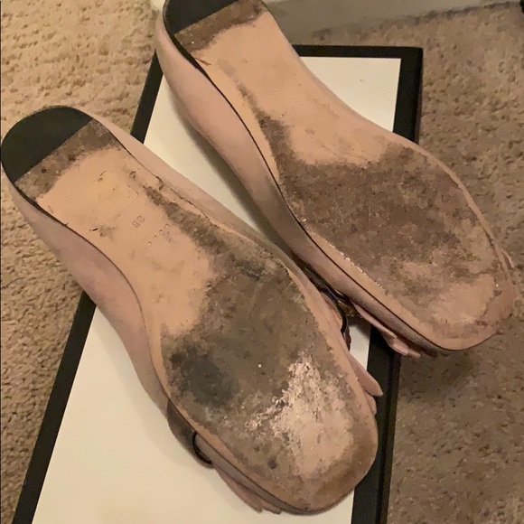 Blush pink AUTHENTIC Gucci Loafers with pearls - Picture 6 of 6